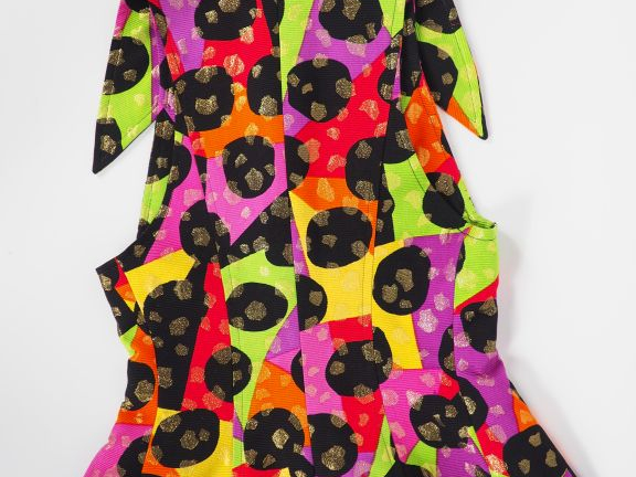 Christian LACROIX, Paris Veste sans manche en soie (100%) polychrome. 