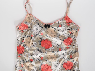 Vente aux enchères KENZO Caraco en polyester (91%) et élasthane (9%), à décor de fleurs s