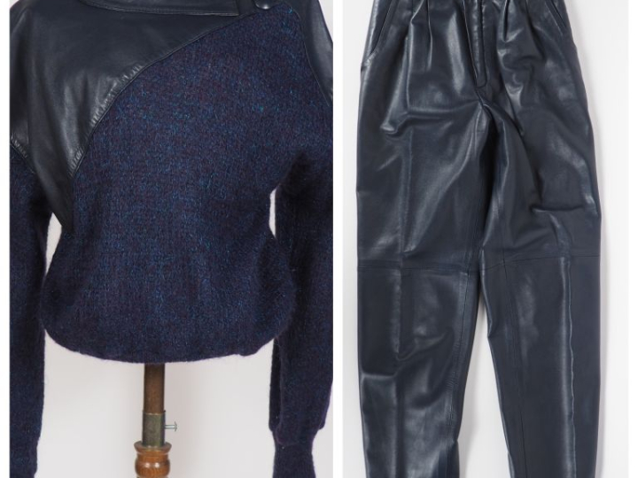 TORRENTE, Haute Boutique, Paris Ensemble pull pantalon.  Le pantalon à