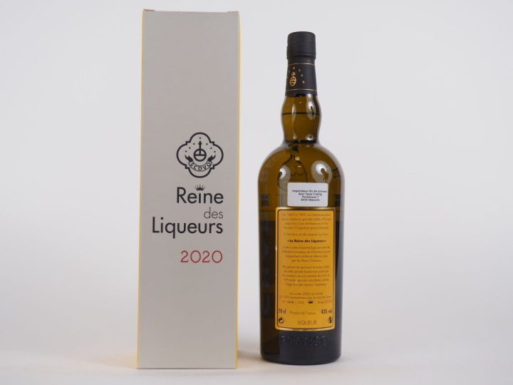 1 BOUTEILLE CHARTREUSE "LA REINE DES LIQUEURS" EXPORT ALLEMAGNE - 2020