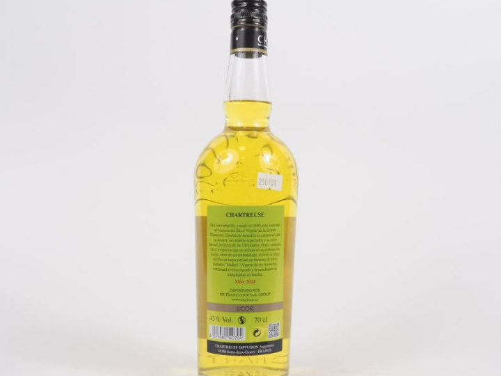 1 BOUTEILLE CHARTREUSE JAUNE 43% MISE 2024