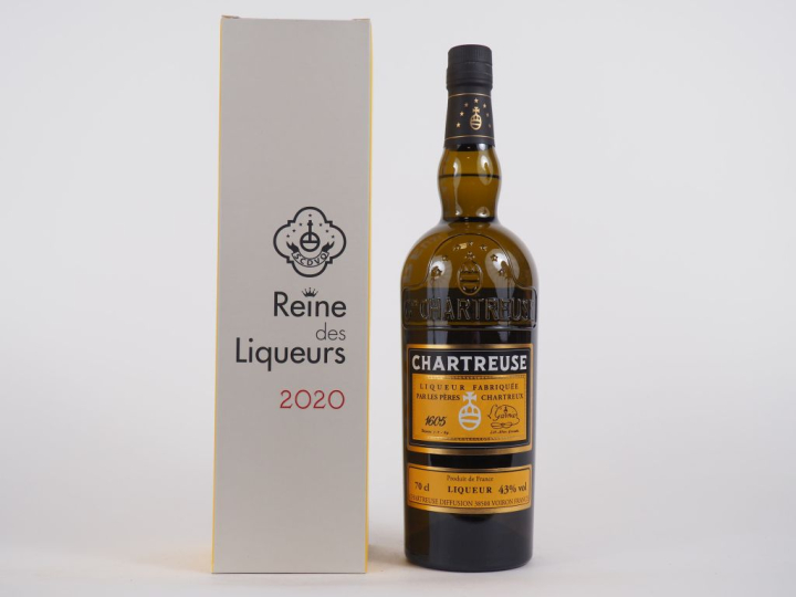 1 BOUTEILLE CHARTREUSE "LA REINE DES LIQUEURS" EXPORT ALLEMAGNE - 2020