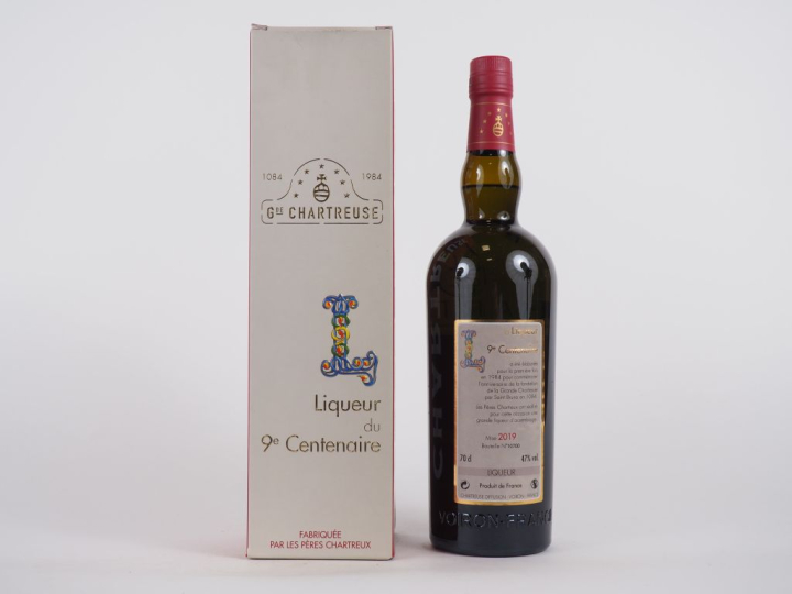1 BOUTEILLE CHARTREUSE LIQUEUR 9EME CENTENAIRE - 2019 - N°10700