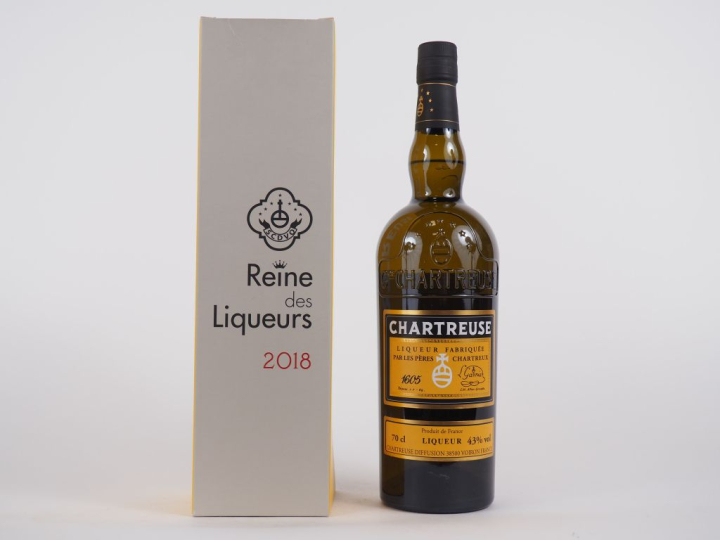 1 BOUTEILLE CHARTREUSE "LA REINE DES LIQUEURS" EXPORT ALLEMAGNE - 2018