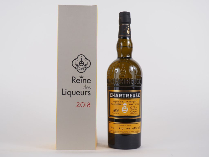 1 BOUTEILLE CHARTREUSE "LA REINE DES LIQUEURS" EXPORT ALLEMAGNE - 2018