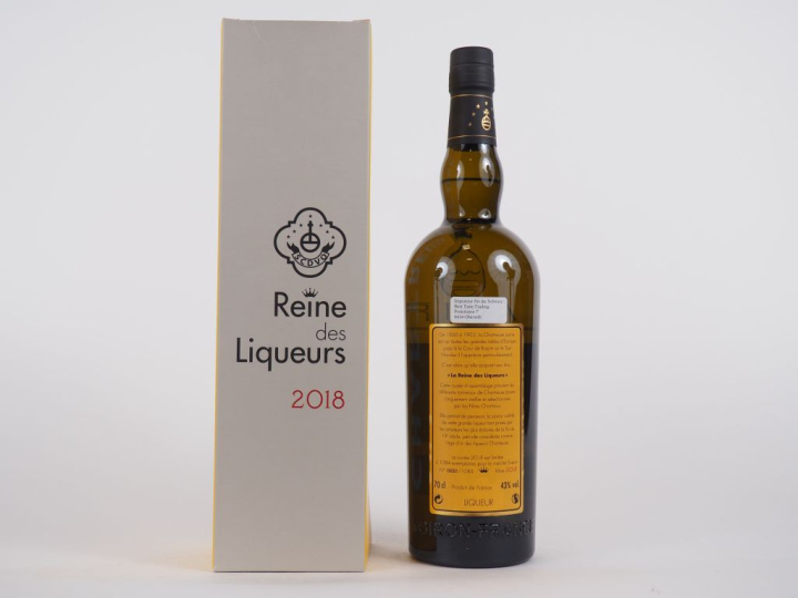 1 BOUTEILLE CHARTREUSE "LA REINE DES LIQUEURS" EXPORT ALLEMAGNE - 2018