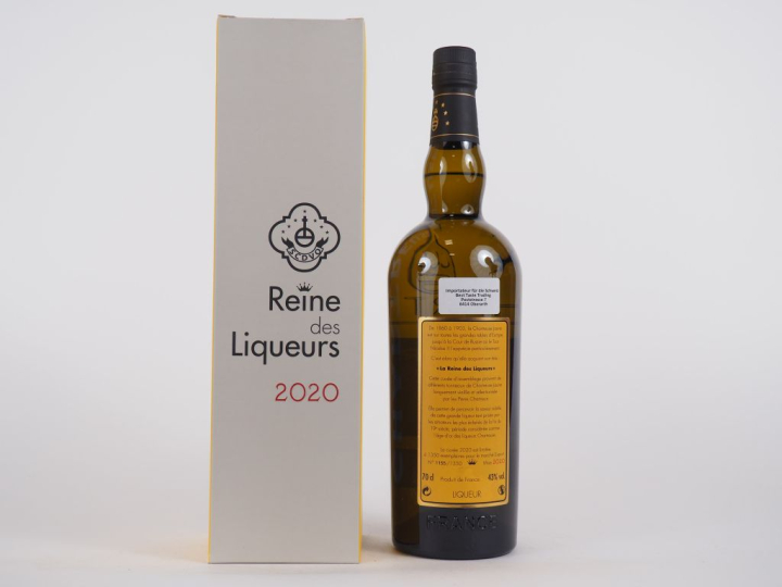 1 BOUTEILLE CHARTREUSE "LA REINE DES LIQUEURS" EXPORT ALLEMAGNE - 2020