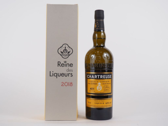 Vente aux enchères 1 BOUTEILLE CHARTREUSE "LA REINE DES LIQUEURS" EXPORT ALLEMAGNE - 2018