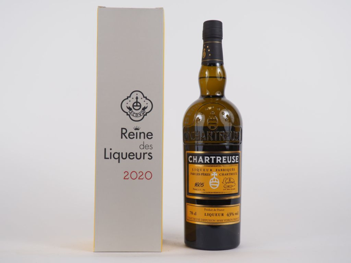 1 BOUTEILLE CHARTREUSE "LA REINE DES LIQUEURS" EXPORT ALLEMAGNE - 2020