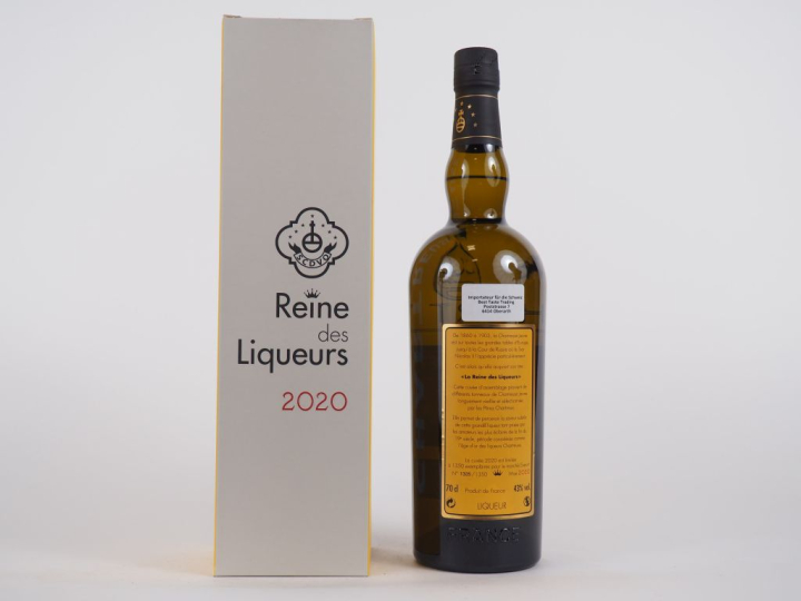1 BOUTEILLE CHARTREUSE "LA REINE DES LIQUEURS" EXPORT ALLEMAGNE - 2020