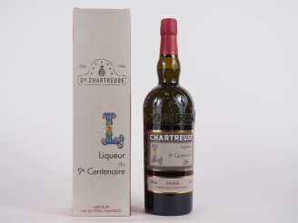 Vente aux enchères 1 BOUTEILLE CHARTREUSE LIQUEUR 9EME CENTENAIRE - 2018 - N°4464