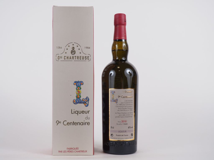 1 BOUTEILLE CHARTREUSE LIQUEUR 9EME CENTENAIRE - 2018 - N°4464