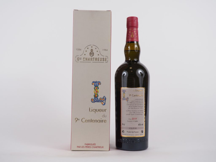 1 BOUTEILLE CHARTREUSE LIQUEUR 9EME CENTENAIRE - 2019 - N°10791