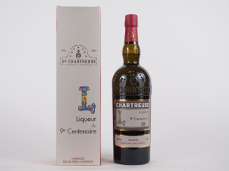 Vente aux enchères 1 BOUTEILLE CHARTREUSE LIQUEUR 9EME CENTENAIRE - 2018 - N°4518