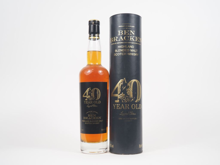 BEN BRACKEN 40 YEARS LIMITED EDITION 2880 BOTTLES 70 cl - 43 %
