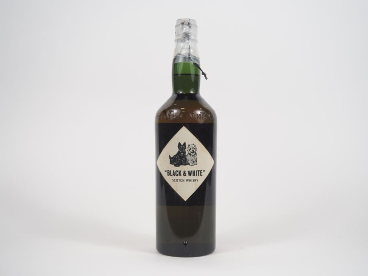 BLACK AND WHITE OLD SCOTCH WHISKY SPRING CAP 75 cl - 43 %