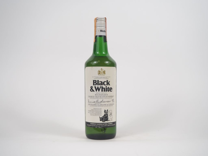 BLACK AND WHITE OLD SCOTCH WHISKY IMPORT Italie