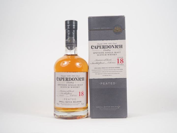 CAPERDONICH 18 YEARS PEATED CP/003 BOTTLE N°01311 70 cl - 48 %