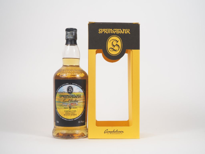 SPRINGBANK 9 YEARS BOTTLED 2018 LOCAL BARLEY 9700 BOTTLES 70 cl - 57.7