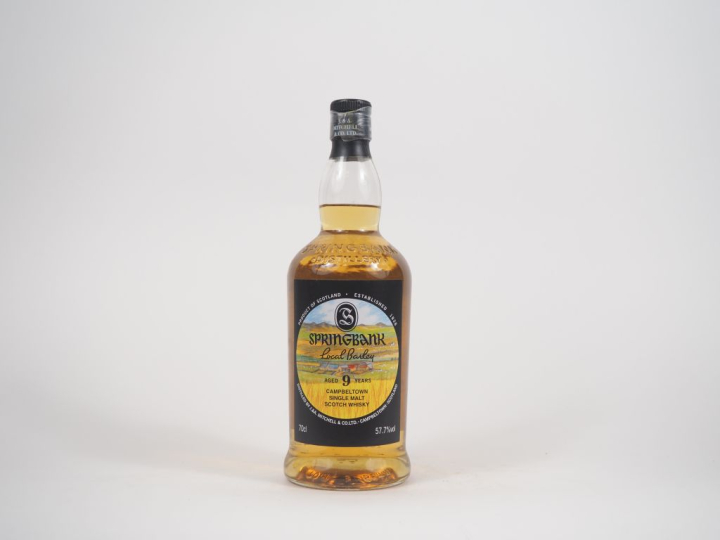 SPRINGBANK 9 YEARS BOTTLED 2018 LOCAL BARLEY 9700 BOTTLES 70 cl - 57.7