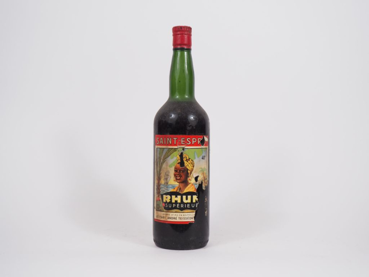 1 VIEILLE BOUTEILLE (1 L) RHUM SUPÉRIEUR SAINT ESPRIT - ETA