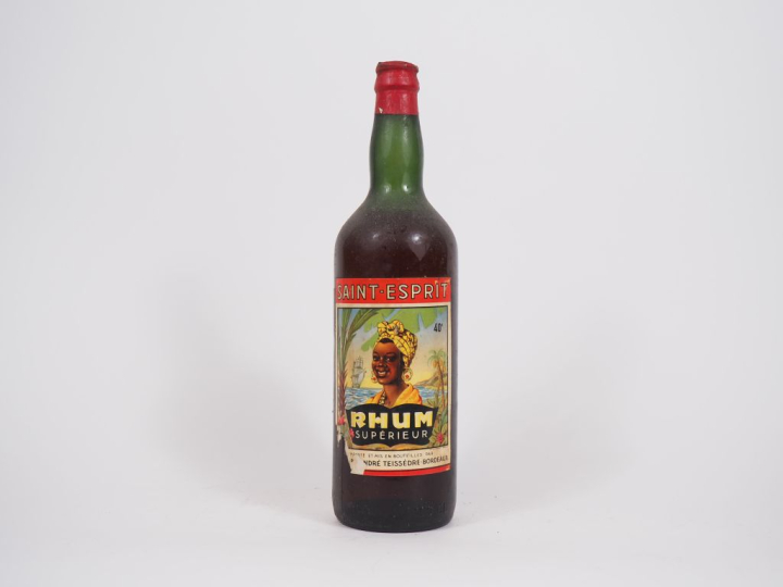 1 VIEILLE BOUTEILLE (1 L) RHUM SUPÉRIEUR SAINT ESPRIT - ETA