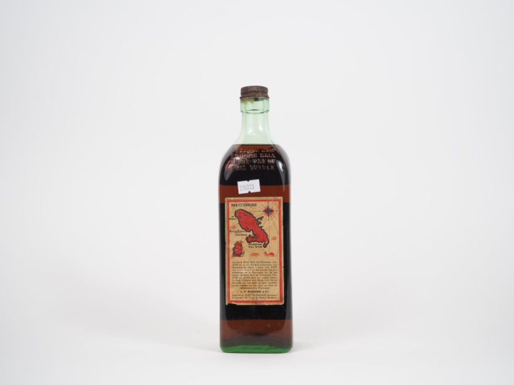 1 BOUTEILLE (75 CL) GRAND RHUM DORÉ DUQUESNE - 1943 - 45° - CAPS LEGER