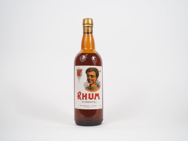 1 BOUTEILLE (1 L) RHUM SUPÉRIEUR VINS FROMAGET VIVONNE - 40° - NIVEAU 