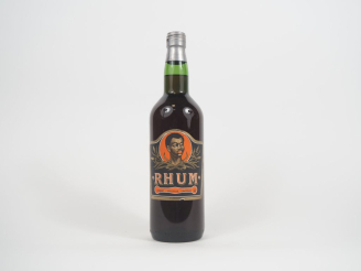 Vente aux enchères 1 VIEILLE BOUTEILLE (1 L) RHUM DOUBLET OUARVILLE CHATENEY - 54°