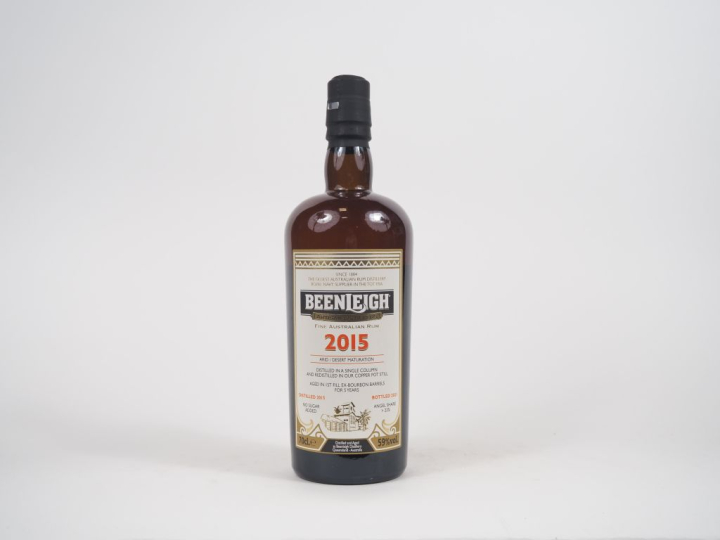 1 BOUTEILLE RHUM BEENLEIGH 5 YEARS BOTTLED 2021 ARID/DESERT MATURATION