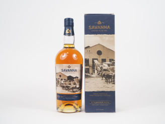 Vente aux enchères 1 BOUTEILLE RHUM SAVANNA EDITION BOIS ROUGE 1992-2022 BOUTEILLE N°1 /3