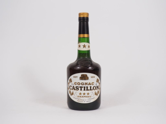 Vente aux enchères 1 BOUTEILLE COGNAC CASTILLON DRAPEAU