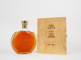 Vente aux enchères 1 BOUTEILLE COGNAC GRANDE CHAMPAGNE 1er CRU PAUL GUIRAUD "VIEILLE RESE