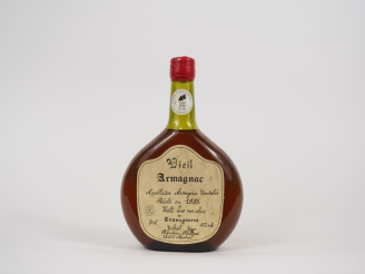 Vente aux enchères 1 BOUTEILLE VIEIL ARMAGNAC CASSAGNAOUS G. ZAZO - 1985