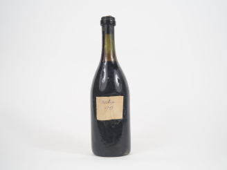 Vente aux enchères 1 TRÈS VIEILLE BOUTEILLE MALAGA - 1915 - ETIQUETTE MANUSCRITE/CAPS ABS
