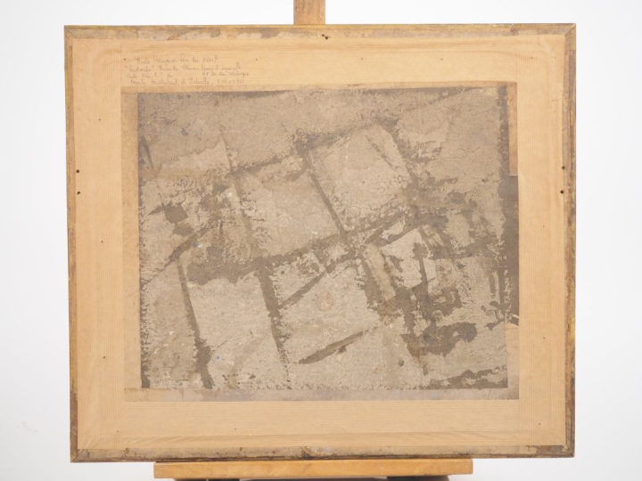 Ecole française fin XVIIIIème. "pastorale"  Encre de Chine, lavis et a