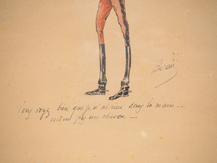 René de Pierre de Bernis. "caricature d'Antoine Ruinart de Brimont" De