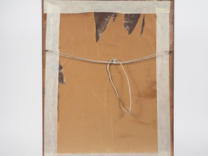 REINGPACH.  "la jeune bergère italienne et son agneau" Dessin signé en