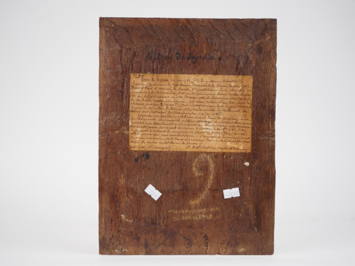 Ecole française vers 1590, entourage de Jean DECOURT Portrait présumé 