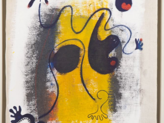Vente aux enchères CASSANDRE.  "composition" Huile sur toile, signée en bas à gauche Dim.