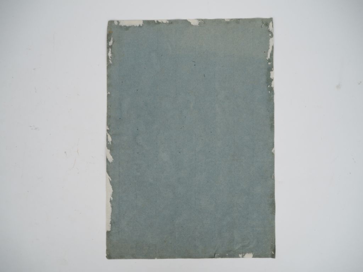 Ecole italienne XVIIème. "Etude" Dessin au fusain et rehauts de craie 