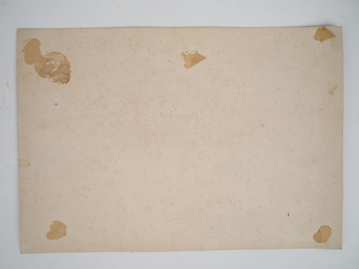 Ecole française XIXème.  "Paysage animé" Dessin au crayon Dim. 25 x 36