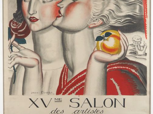 JEAN DUPAS. Affiche du 15ème salon des artistes décorateurs. Dim (à vu