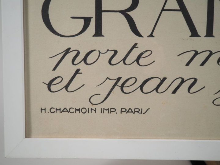 JEAN DUPAS. Affiche du 15ème salon des artistes décorateurs. Dim (à vu