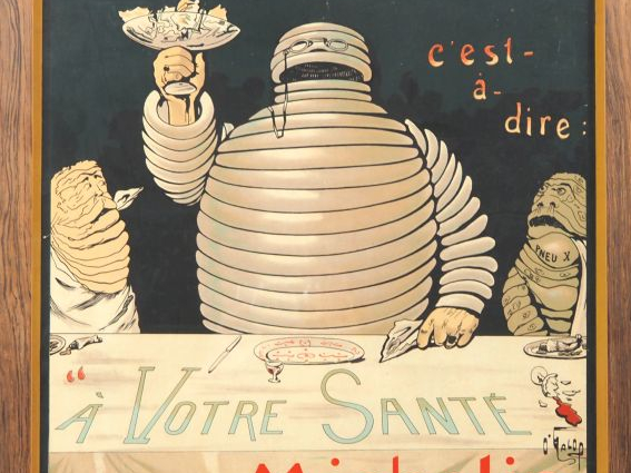 O' GALOP. Affiche d'intérieur 'nunc est bibendum c’est-à-dire : à votr