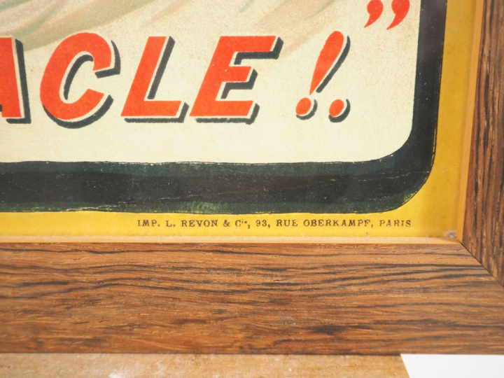 O' GALOP. Affiche d'intérieur 'nunc est bibendum c’est-à-dire : à votr