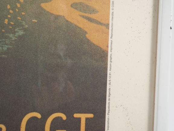 Affiche French Line Compagnie Générale Transatlantique "Southampton to