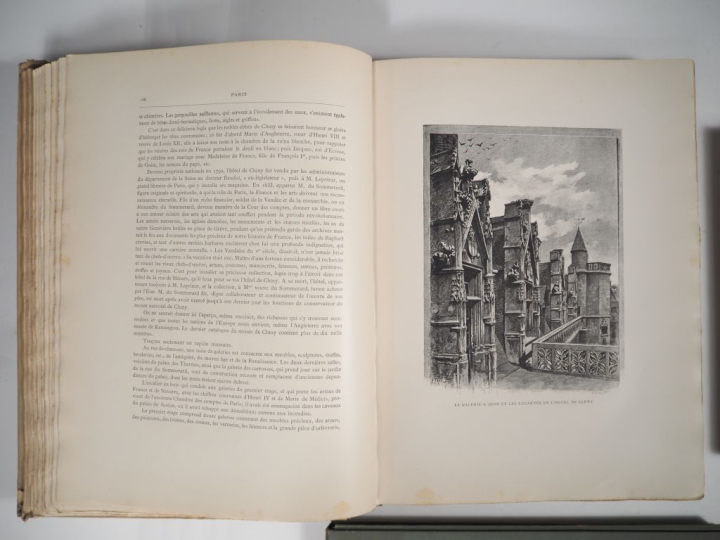 - "Paris" par Auguste VITU. 450 dessins d'après nature.  Dim. 38,5 x 3
