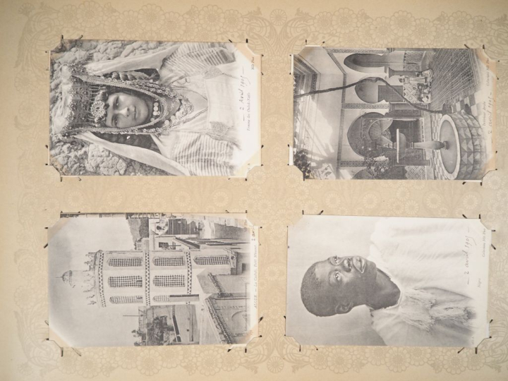 Album vers 1900 de cartes postales "Algérie, Alger, types d'Afrique du