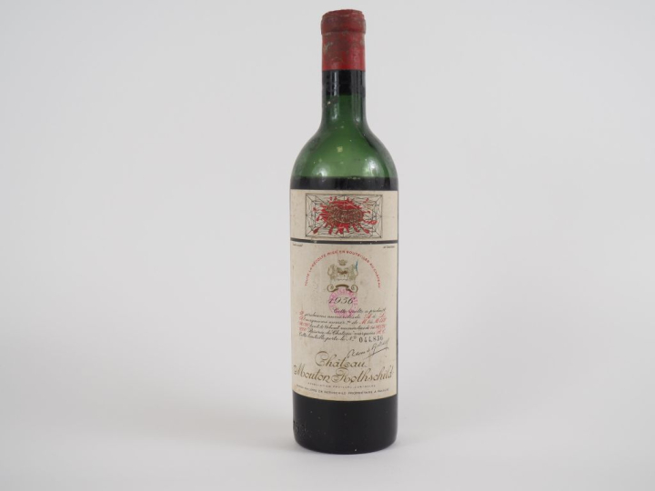 1 BOUTEILLE CHÂTEAU MOUTON ROTHSCHILD 1er GCC PAUILLAC - 1956 - VIDANG
